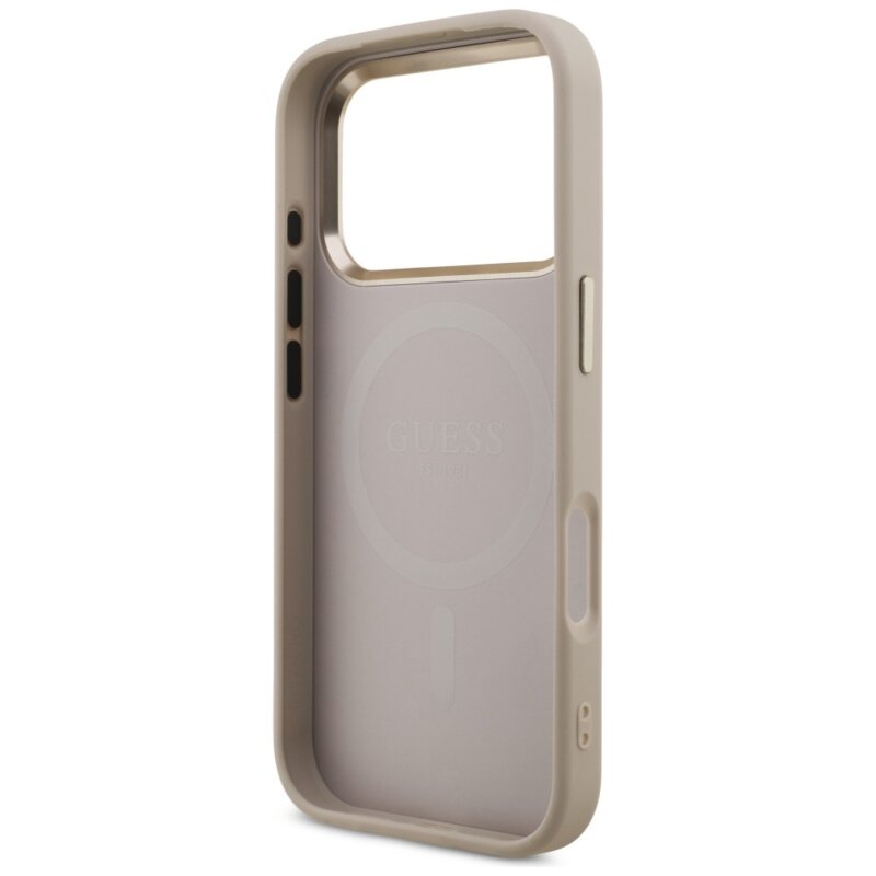 Husa originala Guess iPhone 18 Pro Hardcase 4G Triangle Logo MagSafe, roz, GUHMP18LP4GTDGMP