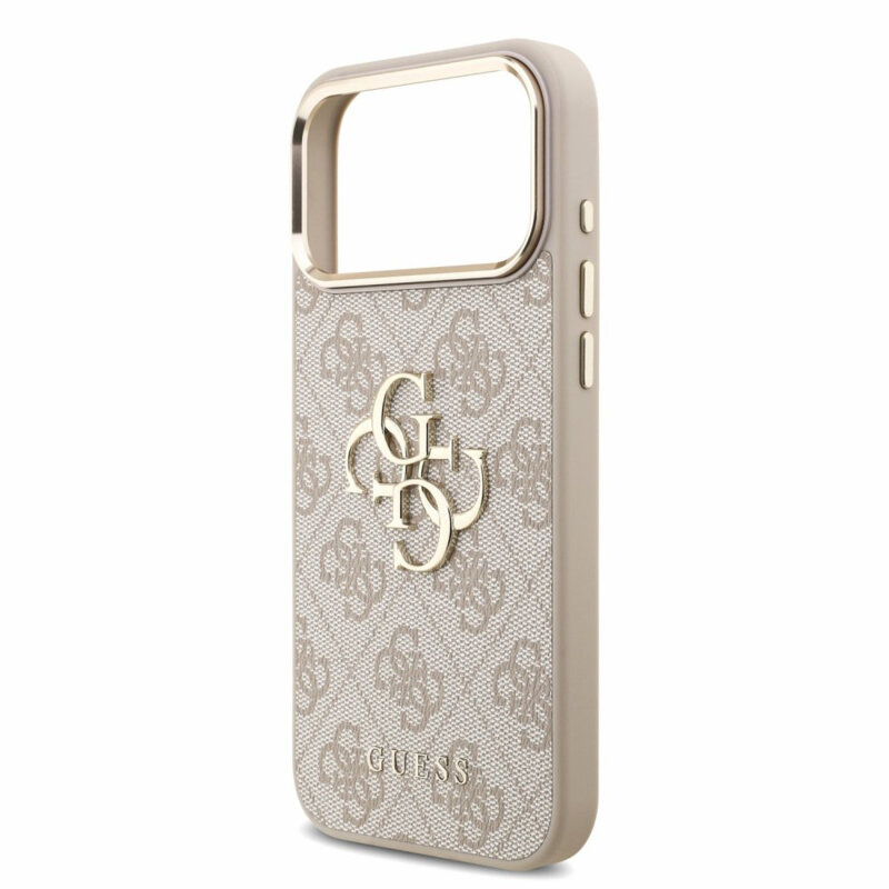 Husa originala Guess iPhone 18 Pro Max Hardcase 4G Classic Logo with Strap, roz, GUHCP18XP4GMGSCP