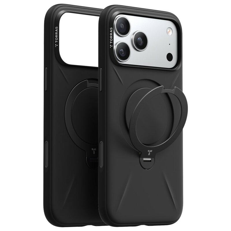 Husa iPhone 17 Pro Torras QPRO Silicone Series, gri