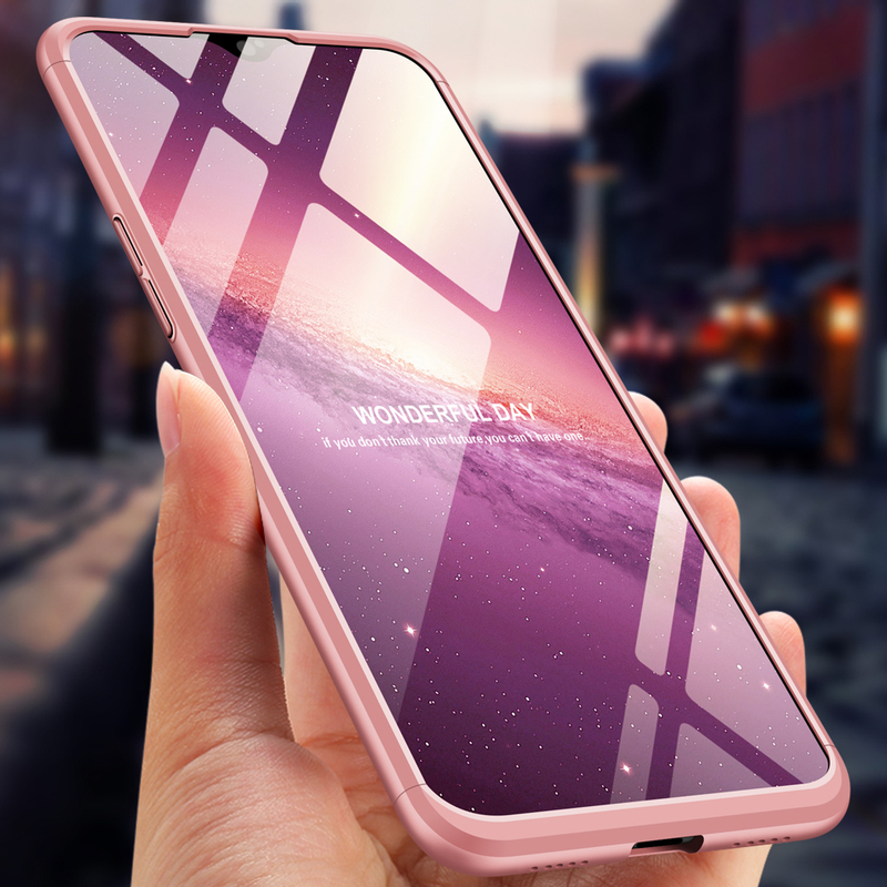 Husa OnePlus 6T GKK 360 Full Cover Roz