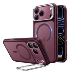 Husa iPhone 18 Pro ESR Classic Hybrid HaloLock Kickstand, bordo