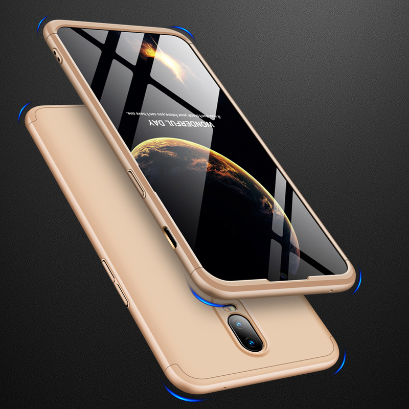 Husa OnePlus 6T GKK 360 Full Cover Auriu