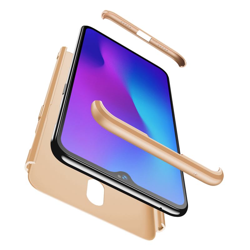 Husa OnePlus 6T GKK 360 Full Cover Auriu