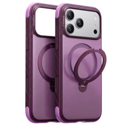 Husa iPhone 18 Pro Max Torras Ostand Q3 Rugged, mov
