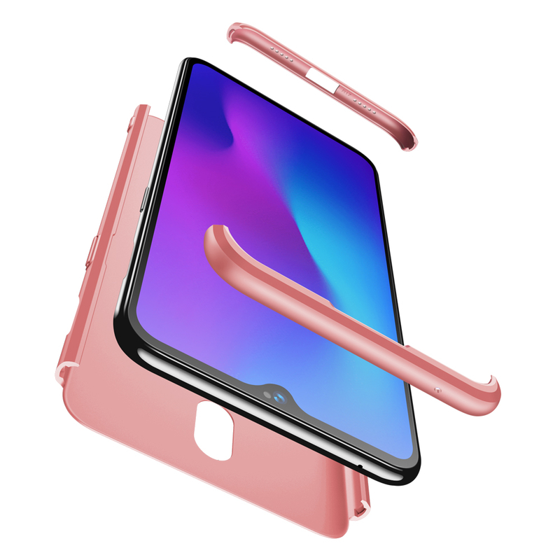 Husa OnePlus 6T GKK 360 Full Cover Roz