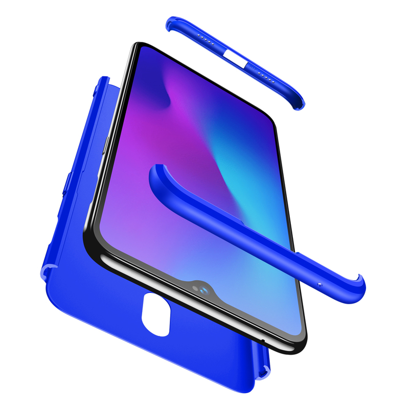 Husa OnePlus 6T GKK 360 Full Cover Albastru