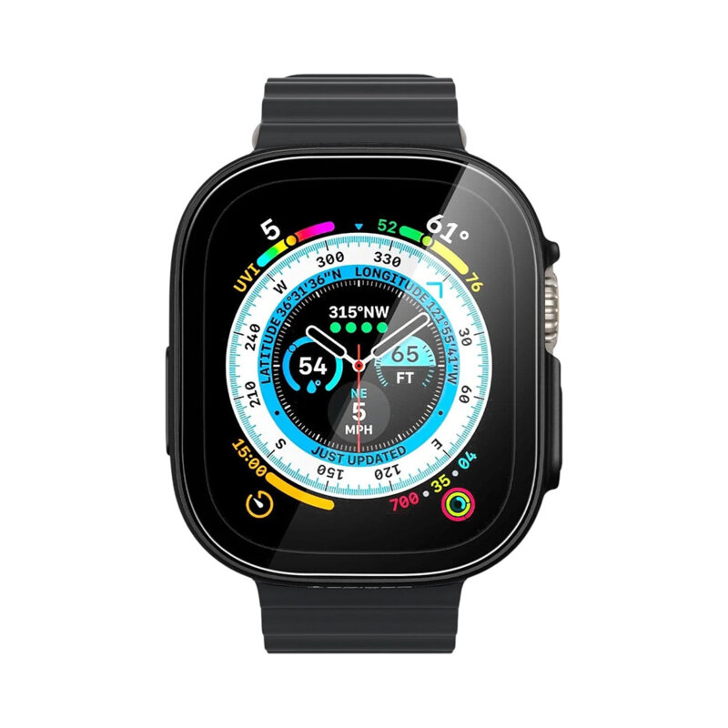 Husa Apple Watch Ultra Spigen Thin Fit 360, negru