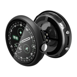 Husa Google Pixel Watch 5 45mm Spigen Thin Fit 360°, ransparenta