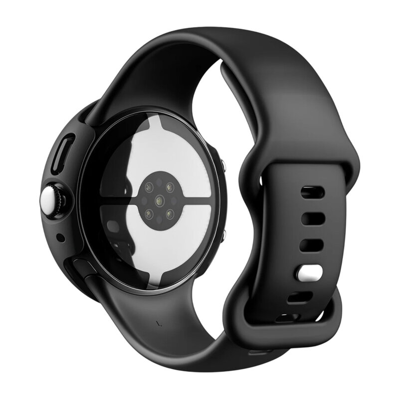 Husa Google Pixel Watch 5 45mm Spigen Thin Fit 360, negru