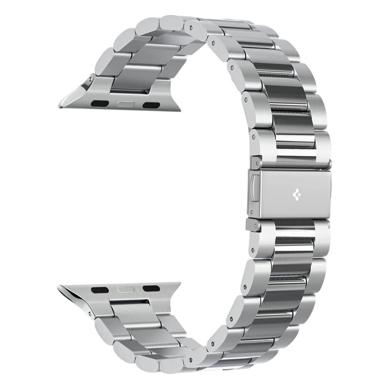 Curea Apple Watch 5 44mm Spigen Modern Fit, argintiu