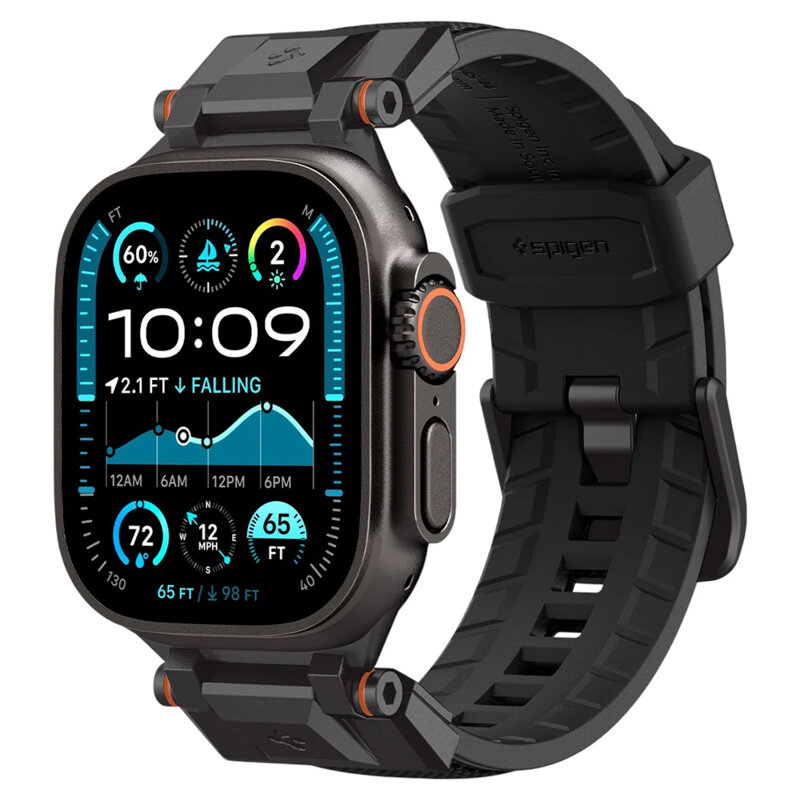 Curea Apple Watch 5 44mm Spigen DuraPro Armor, negru