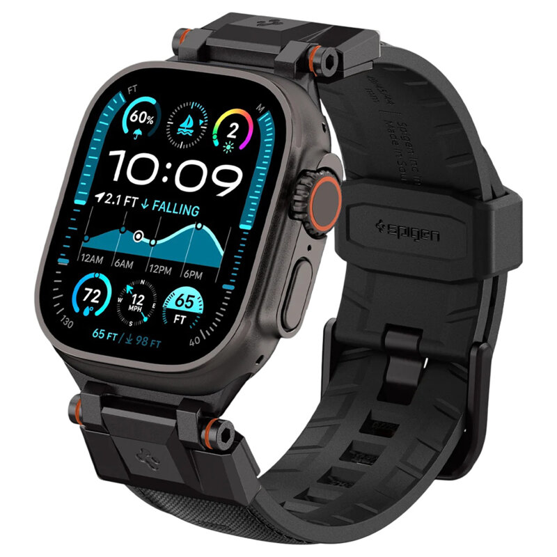 Curea Apple Watch 6 44mm Spigen DuraPro Armor, negru