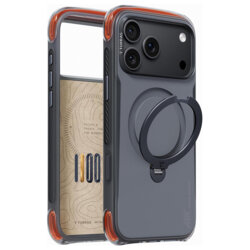 Husa iPhone 17 Pro Torras Ostand Q3 Air Pro, negru