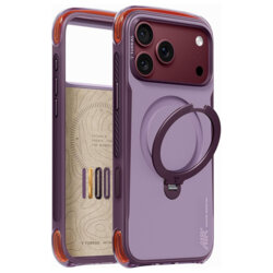 Husa iPhone 17 Pro Torras Ostand Q3 Air Pro, mov