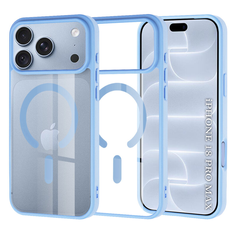 Husa iPhone 18 Pro Max Techsuit MagSafe Pro, bleu