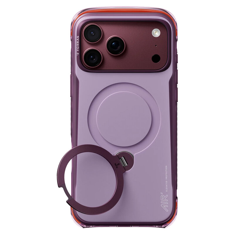 Husa iPhone 17 Pro Max Torras Ostand Q3 Air Pro, mov