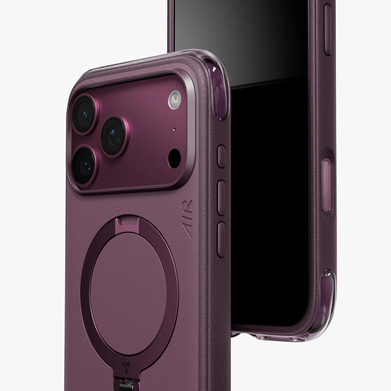 Husa iPhone 18 Pro Max Torras Ostand Q3 Air Essential, mov