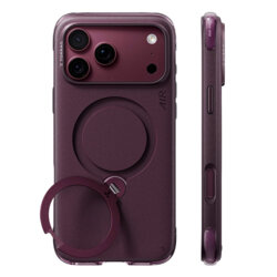 Husa iPhone 18 Pro Torras Ostand Q3 Air Essential, mov
