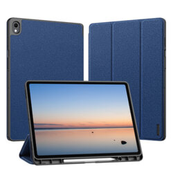 Husa Samsung Galaxy Tab S12 Plus cu suport S Pen Dux Ducis Domo Series, albastru