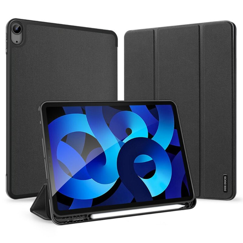 Husa iPad Air 11 (2024) cu suport stylus Dux Ducis Domo Series, negru