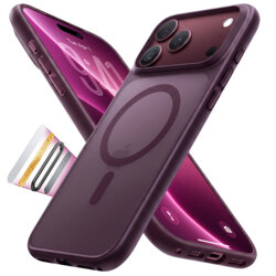 Husa iPhone 18 Pro Torras Guardian Magnetic Series, mov