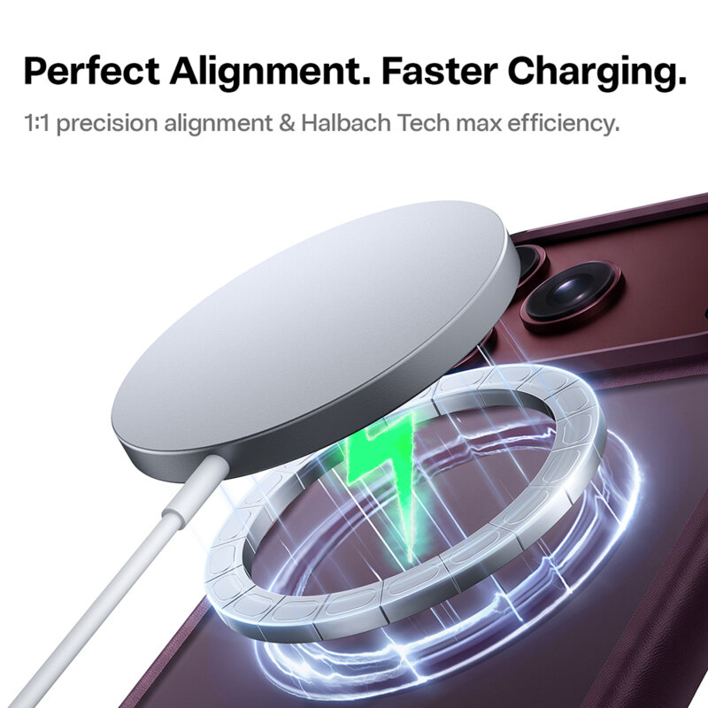 Husa iPhone 17 Pro Torras Guardian Magnetic Series, mov