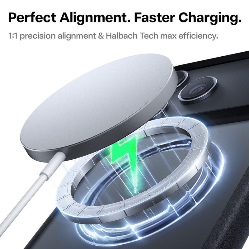 Husa iPhone 17 Pro Max Torras Guardian Magnetic Series, negru