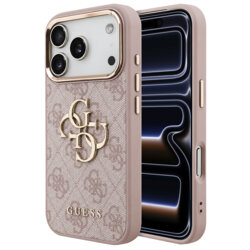 Husa originala Guess iPhone 17 Pro Hardcase 4G Big Classic Logo, roz, GUHCP18L4GMGCPI