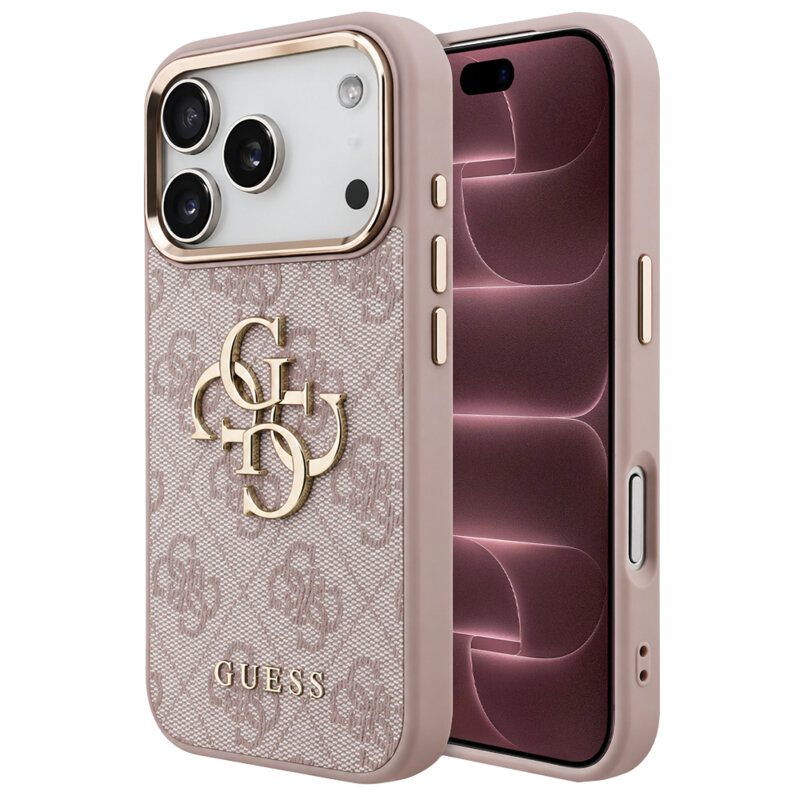 Husa originala Guess iPhone 18 Pro Max Hardcase 4G Big Classic Logo, roz, GUHCP18X4GMGCPI