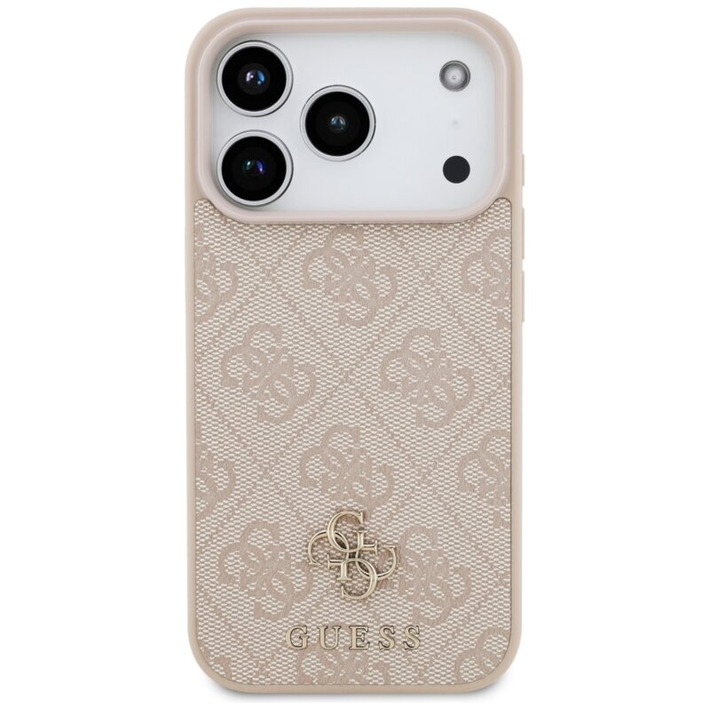 Husa originala Guess iPhone 17 Pro Max 4G Small & Classic MagSafe, roz, GUHMP18XP4SM4MP