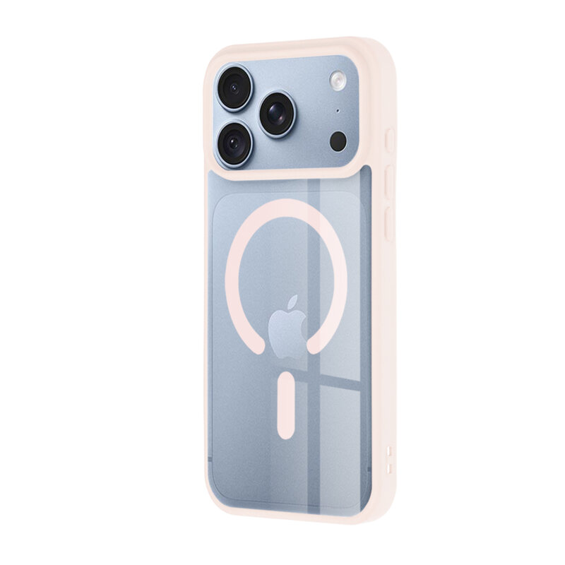 Husa iPhone 18 Pro Techsuit MagSafe Pro, roz