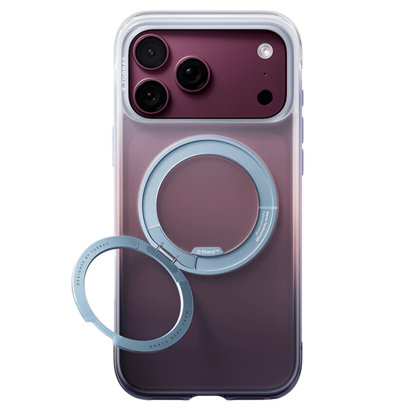Husa iPhone 17 Pro Torras Ostand O3 Air Gradient, Sierra Dusk