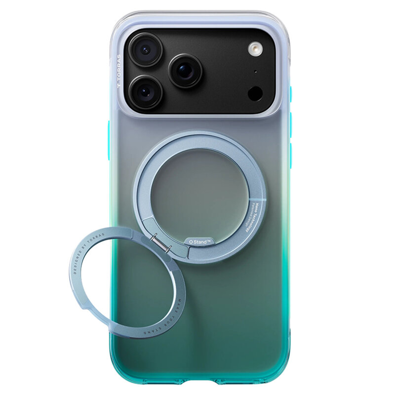 Husa iPhone 17 Pro Torras Ostand O3 Air Gradient, Alaska Aurora
