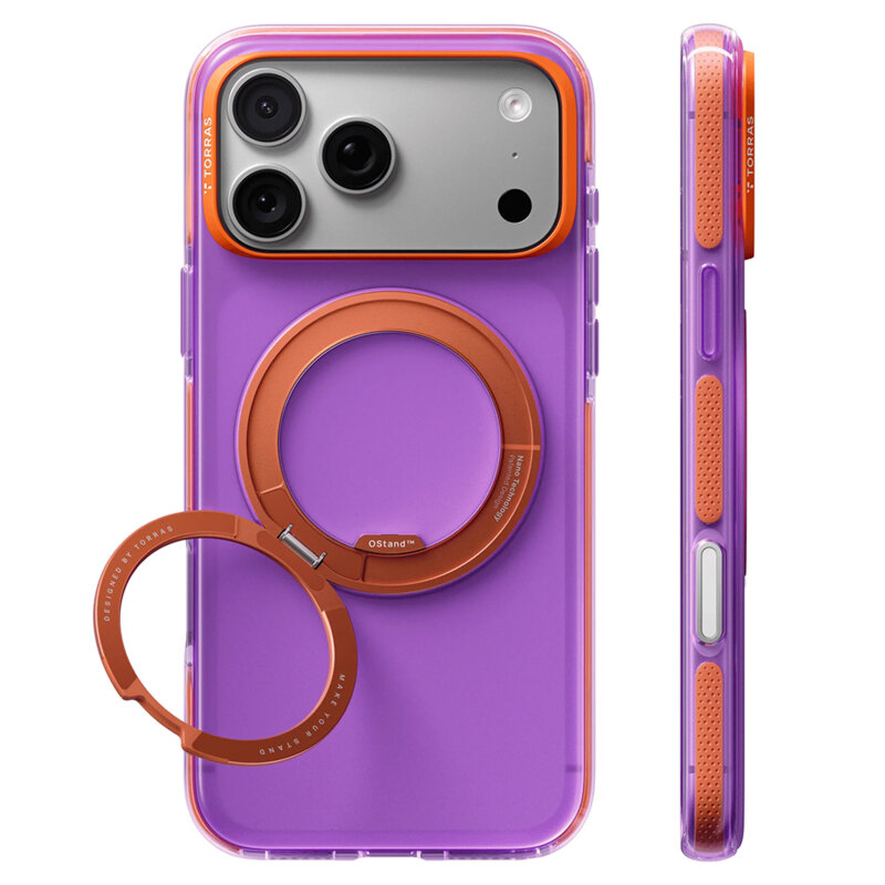 Husa iPhone 17 Pro Torras Ostand O3 Hue, mov