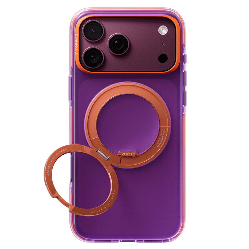 Husa iPhone 17 Pro Torras Ostand O3 Hue, mov