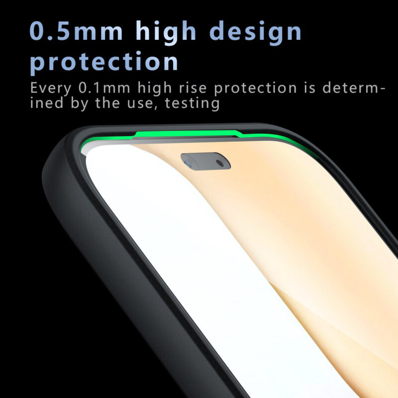 Husa Honor 600 Smart Techsuit PureFrost MagSafe, negru frost
