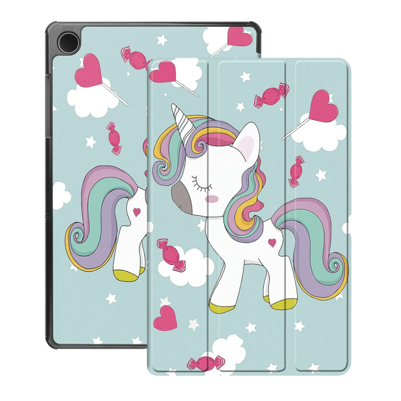 Husa Samsung Galaxy Tab A11 Plus Techsuit FoldPro, Unicorn