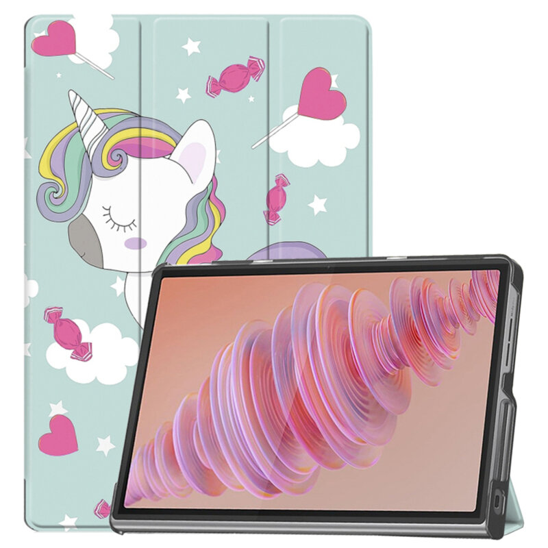 Husa Lenovo Tab Plus Techsuit FoldPro, Unicorn