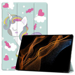 Husa Samsung Galaxy Tab S10 Ultra Techsuit FoldPro, Unicorn