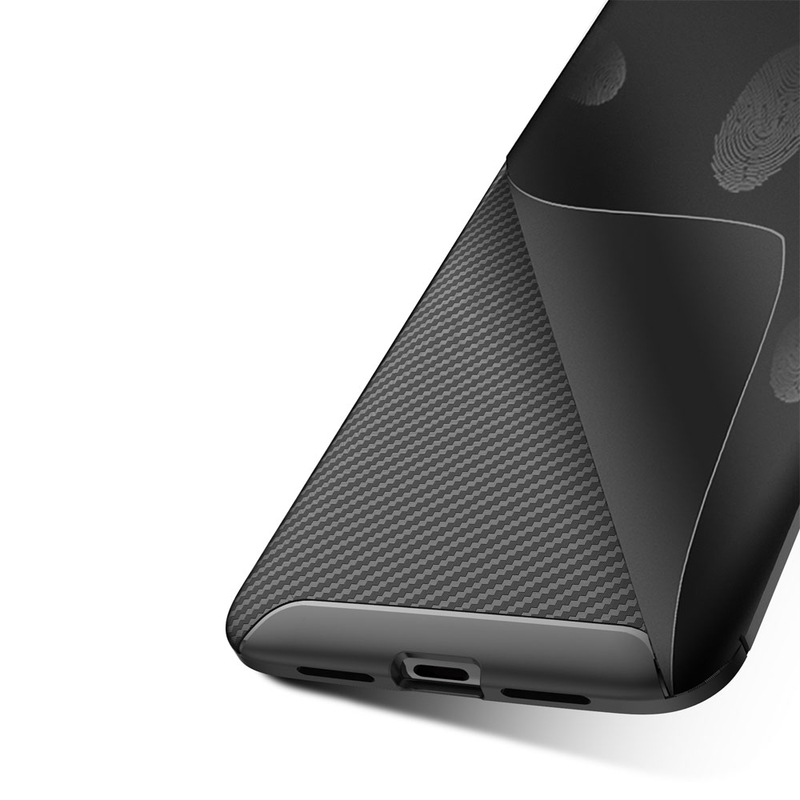 Husa OnePlus 6T Mobster Carbon Skin Albastru