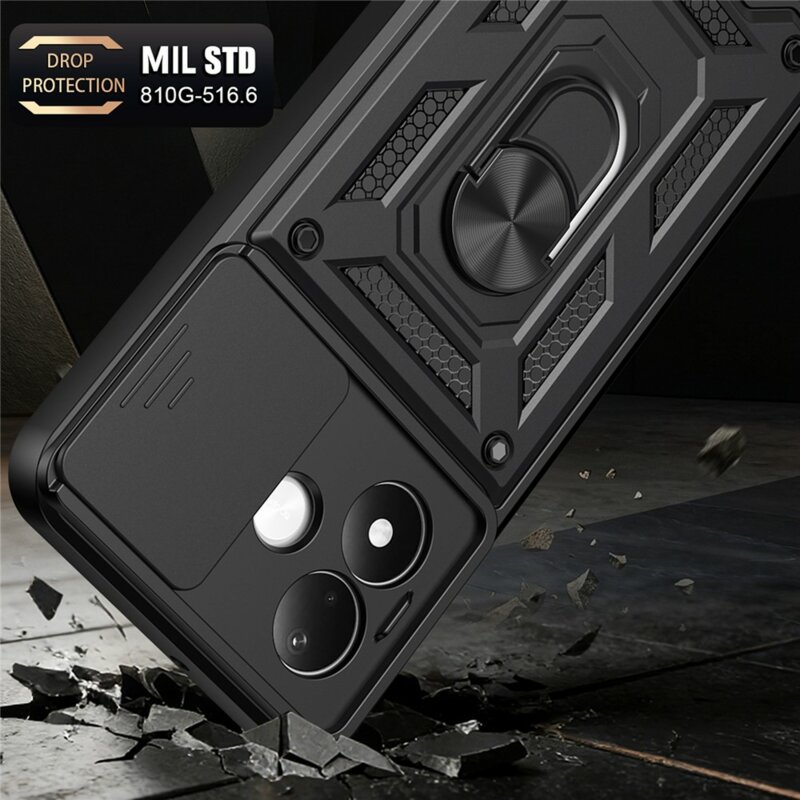 Husa Xiaomi Redmi Note 17 5G protectie camera Techsuit CamShield Series, albastru