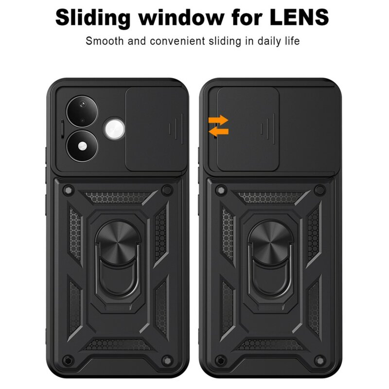Husa Xiaomi Redmi Note 17 Pro 5G protectie camera Techsuit CamShield Series, negru