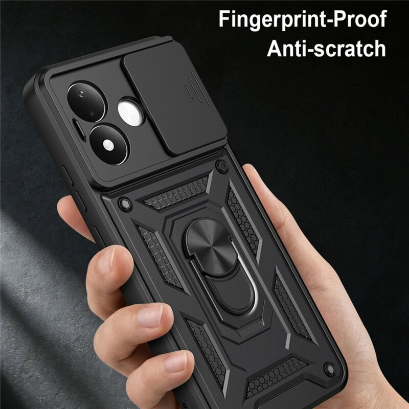 Husa Xiaomi Redmi Note 17 Pro 5G protectie camera Techsuit CamShield Series, negru