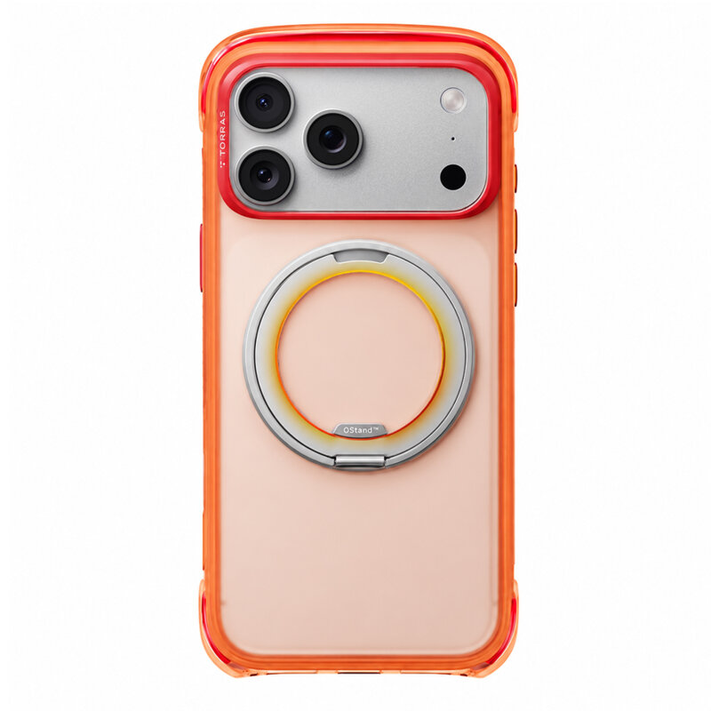 Husa iPhone 17 Pro Torras O3 Air Core, portocaliu
