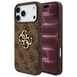 Husa originala Guess iPhone 18 Pro Max Hardcase 4G Big Logo, maro, GUHCP18X4GMGBR