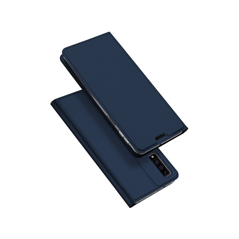 Husa Samsung Galaxy A7 2018 Dux Ducis Flip Stand Book - Albastru
