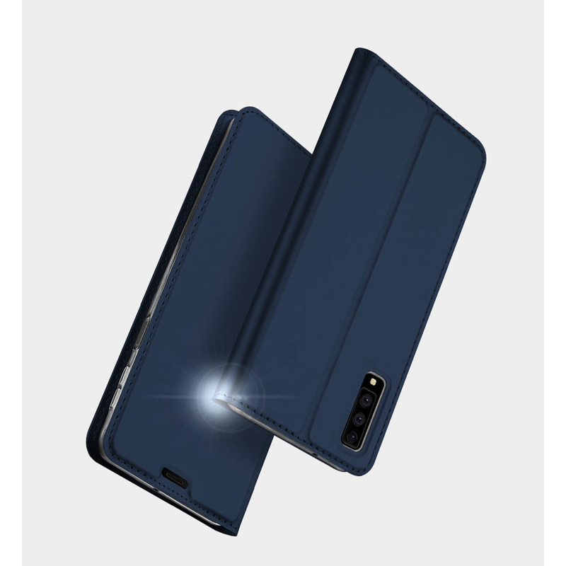 Husa Samsung Galaxy A7 2018 Dux Ducis Flip Stand Book - Albastru