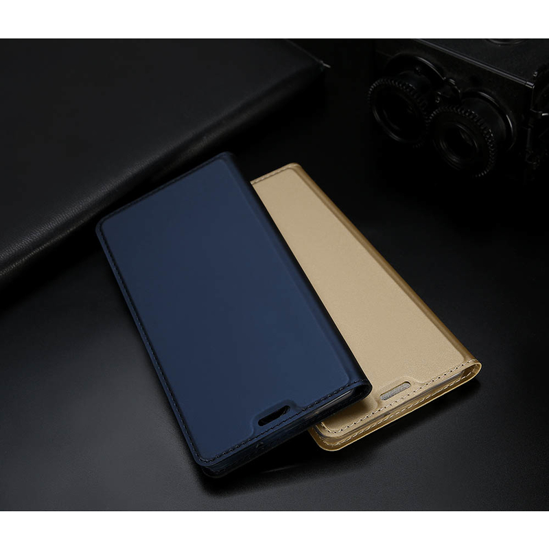 Husa Samsung Galaxy A7 2018 Dux Ducis Flip Stand Book - Albastru