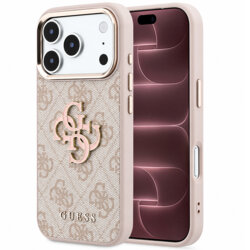 Husa originala Guess iPhone 18 Pro Max Hardcase 4G Big Resin Logo, roz, GUHCP18X6P4SRMLP