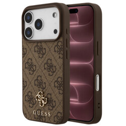 Husa originala Guess iPhone 18 Pro Max Hardcase 4G Small & Classic MagSafe, maro, GUHMP18XP4SM4MW